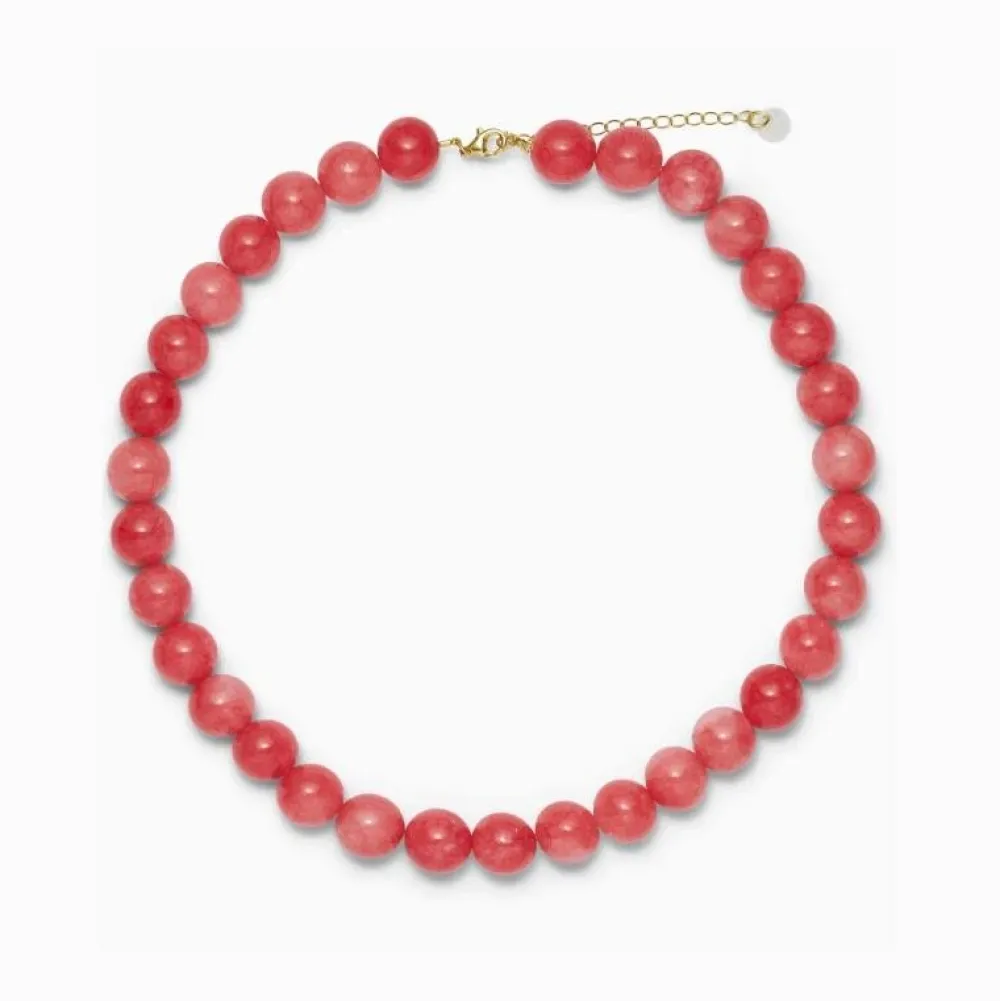 Soï Krystal Halskæde Faro Redstone Quartz^Dame Accessories|Smykker