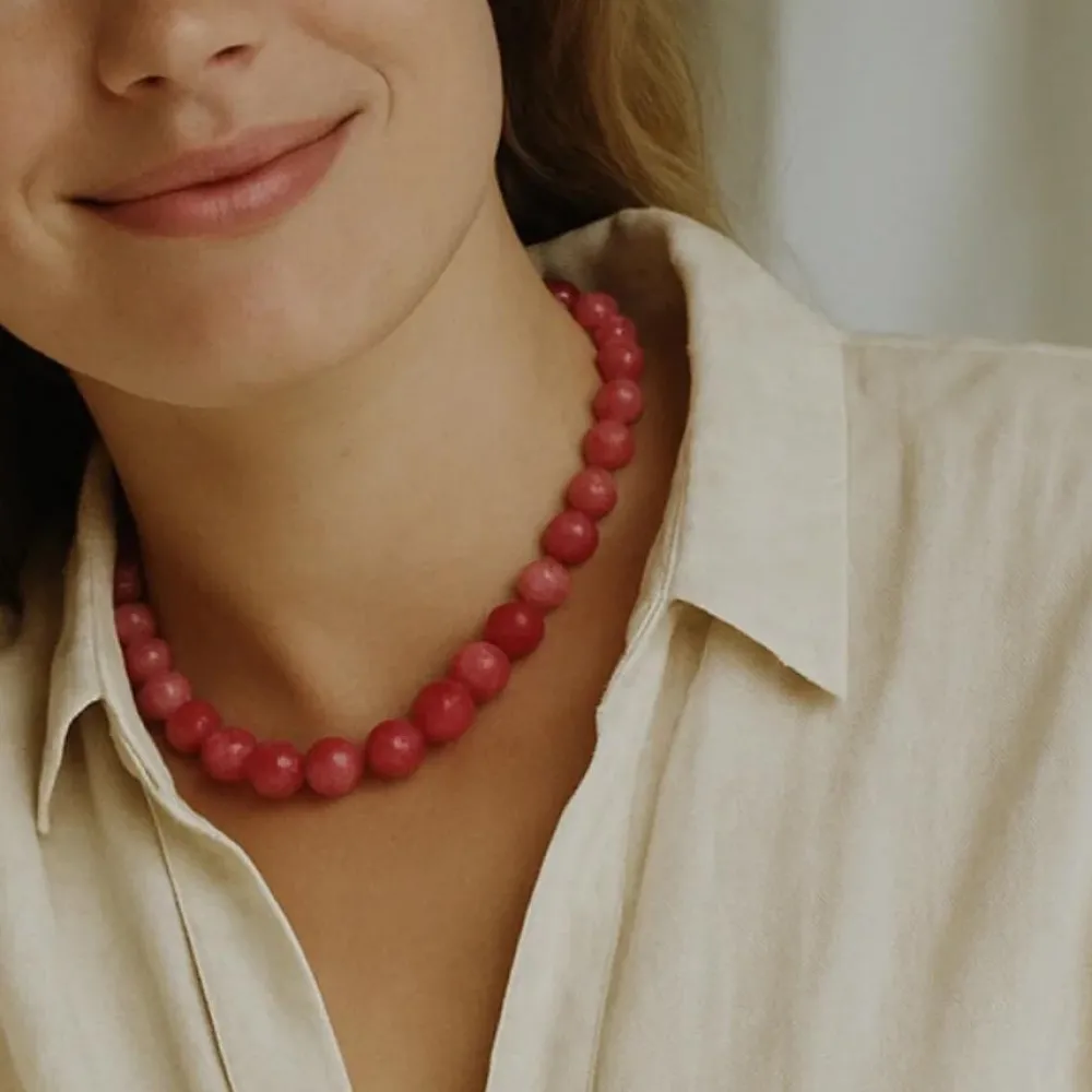 Soï Krystal Halskæde Faro Redstone Quartz^Dame Accessories|Smykker