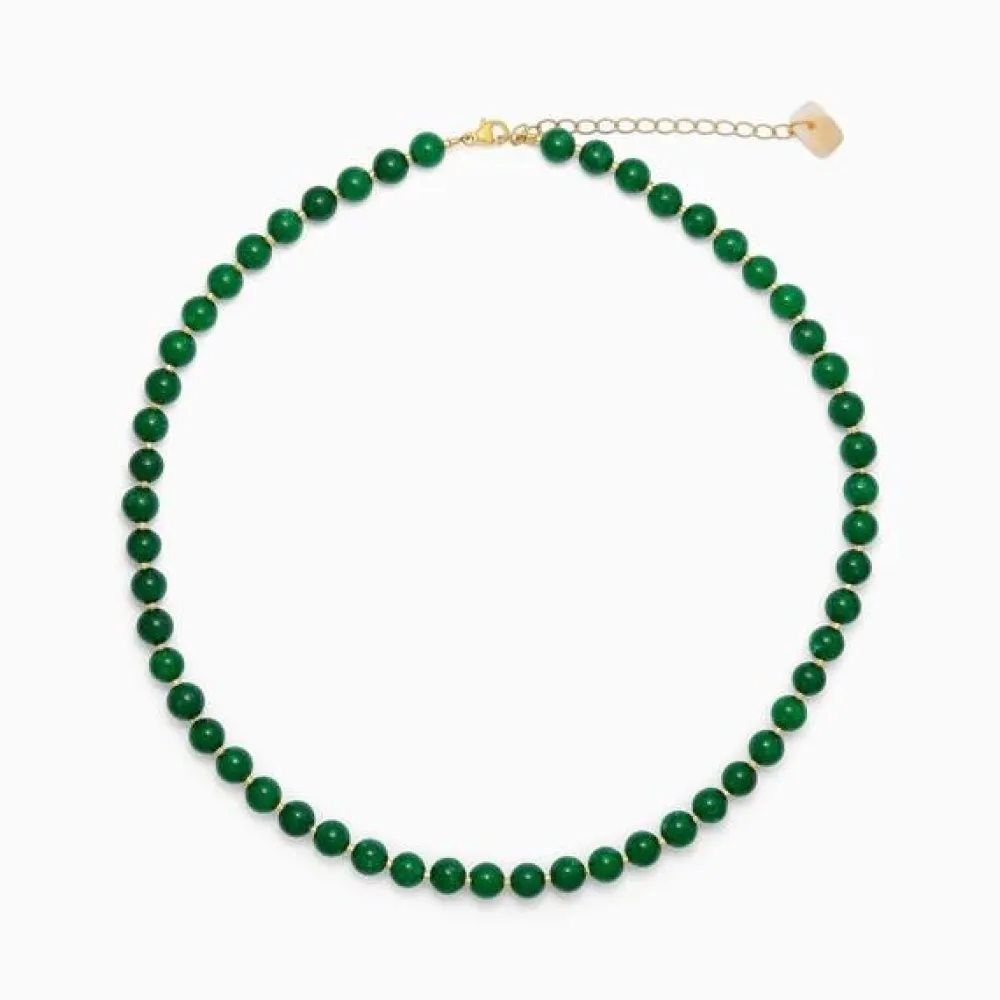 Soï Krystal Halskæde Grøn Jade^Dame Accessories|Smykker