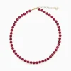Soï Krystal Halskæde Rød Jade^Dame Accessories|Smykker