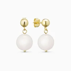 Soï Krystal Nora Øreringe Rosa Jade^Dame Accessories|Smykker