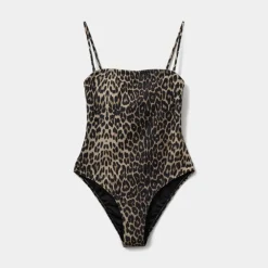Sofie Schnoor Gia Swimsuit Light Brown Leopard^Dame Underdele
