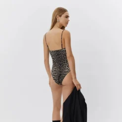 Sofie Schnoor Gia Swimsuit Light Brown Leopard^Dame Underdele