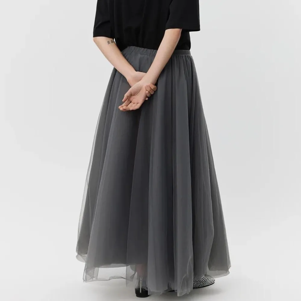 Sofie Schnoor KaylaSW Skirt Stone Grey^Dame Underdele