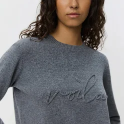 Sofie Schnoor MinnikSW Sweater Grey Melange^Dame Overdele