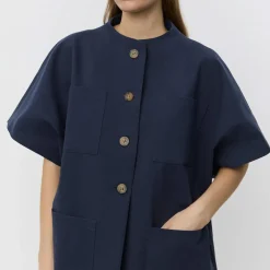 Sofie Schnoor PalomaSW Cape Navy Blue^Dame Overtøj|Overdele