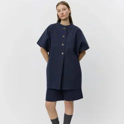 Sofie Schnoor PalomaSW Cape Navy Blue^Dame Overtøj|Overdele