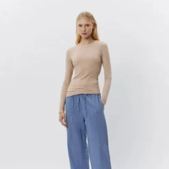 Sofie Schnoor Petricia T-Shirt Long Sleeve Beige^Dame Overdele