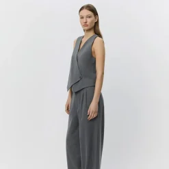 Sofie Schnoor VirginiaSW Vest Grey Melange^Dame Overdele