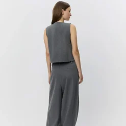 Sofie Schnoor VirginiaSW Vest Grey Melange^Dame Overdele