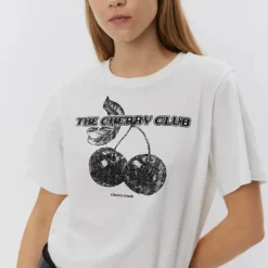 Sofie Schnoor Zena T-Shirt Snow White Ebony^Dame Overdele