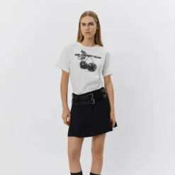 Sofie Schnoor Zena T-Shirt Snow White Ebony^Dame Overdele