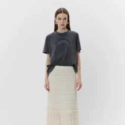 Sofie Schnoor ZenaSW T-Shirt Black^Dame Overdele