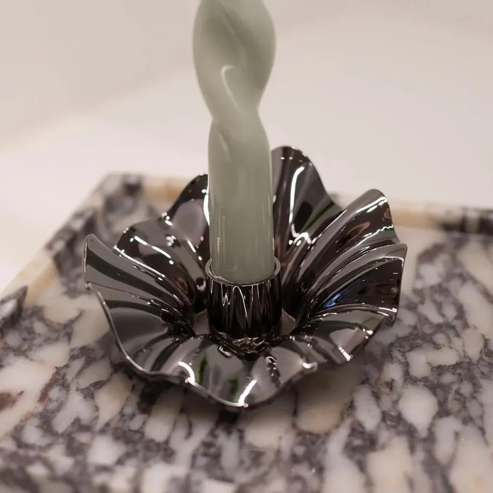 Specktrum Lea Candle Holder Black Chrome^ Andet Boligtilbehør|Lysestager