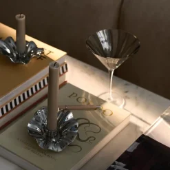 Specktrum Lea Candle Holder Chrome^ Andet Boligtilbehør|Lysestager