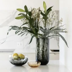 Specktrum Meadow Swirl Cylinder Vase Grey Medium^ Andet Boligtilbehør|Vaser