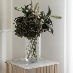 Specktrum Meadow Swirl Cylinder Vase Clear Medium^ Vaser|Andet Boligtilbehør