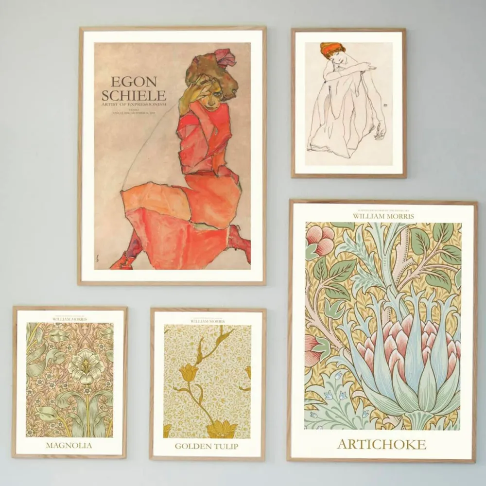 Spliid Schiele 1 Poster 50x70 cm^ Andet Boligtilbehør|Illustrationer & Plakater