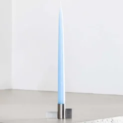 Stences Icon Candlestick 01 Brushed Chrome^ Andet Boligtilbehør|Lysestager