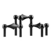 STOFF Nagel Candle Holder Set With 3 Black^ Andet Boligtilbehør|Lysestager
