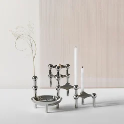 STOFF Nagel Vase Krom^ Andet Boligtilbehør|Vaser