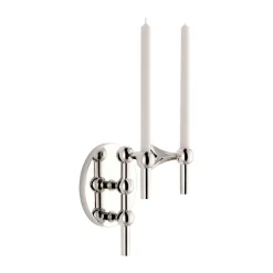 STOFF Nagel Wall Hanger Chrome^ Lysestager
