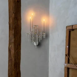 STOFF Nagel Wall Hanger Chrome^ Lysestager