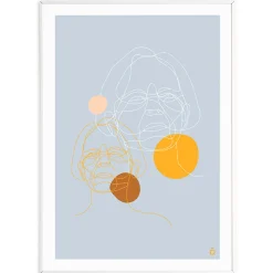 Taisho Forbillede Lyseblå^ Illustrationer & Plakater