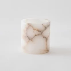 Tell Me More Alabaster Candle Holder Small^ Andet Boligtilbehør|Lysestager