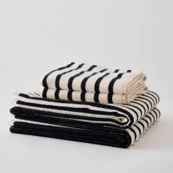 Tell Me More Bonnie Hand Towel Black^ Badeværelse