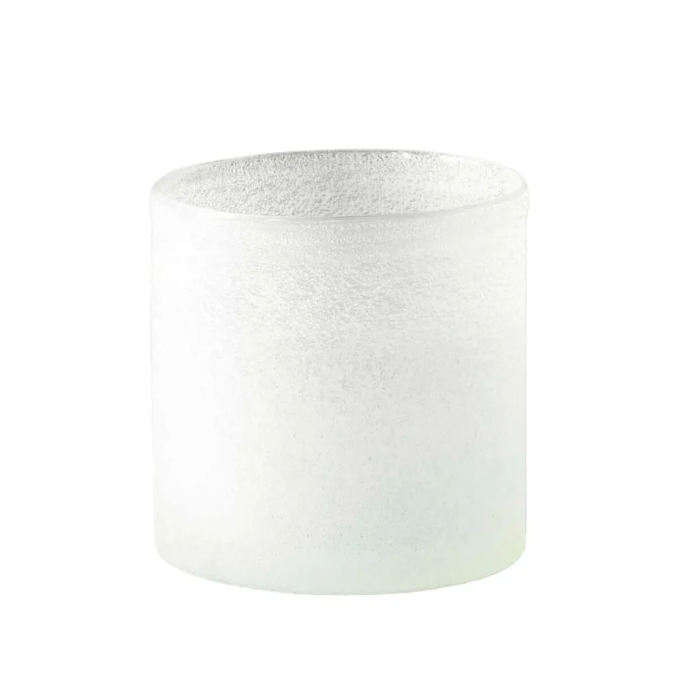 Tell Me More Frost Candleholder Medium White^ Andet Boligtilbehør|Lysestager