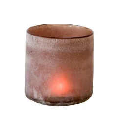 Tell Me More Frost Candleholder Medium Brown^ Andet Boligtilbehør|Lysestager