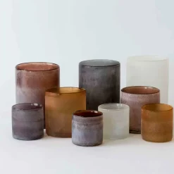 Tell Me More Frost Candleholder Medium Brown^ Andet Boligtilbehør|Lysestager