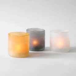 Tell Me More Frost Candleholder Small White^ Andet Boligtilbehør|Lysestager