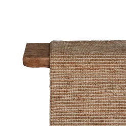 Tell Me More Hemp Wool Stripe Rug Nature 80x200 cm^ Entré|Tæpper & Måtter