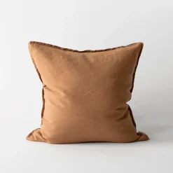 Tell Me More Linen Cushion Hazelnut 50x50 cm^ Puder