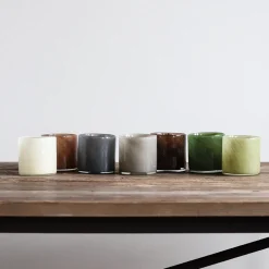 Tell Me More Lyric Candleholder Small Linen^ Andet Boligtilbehør|Lysestager