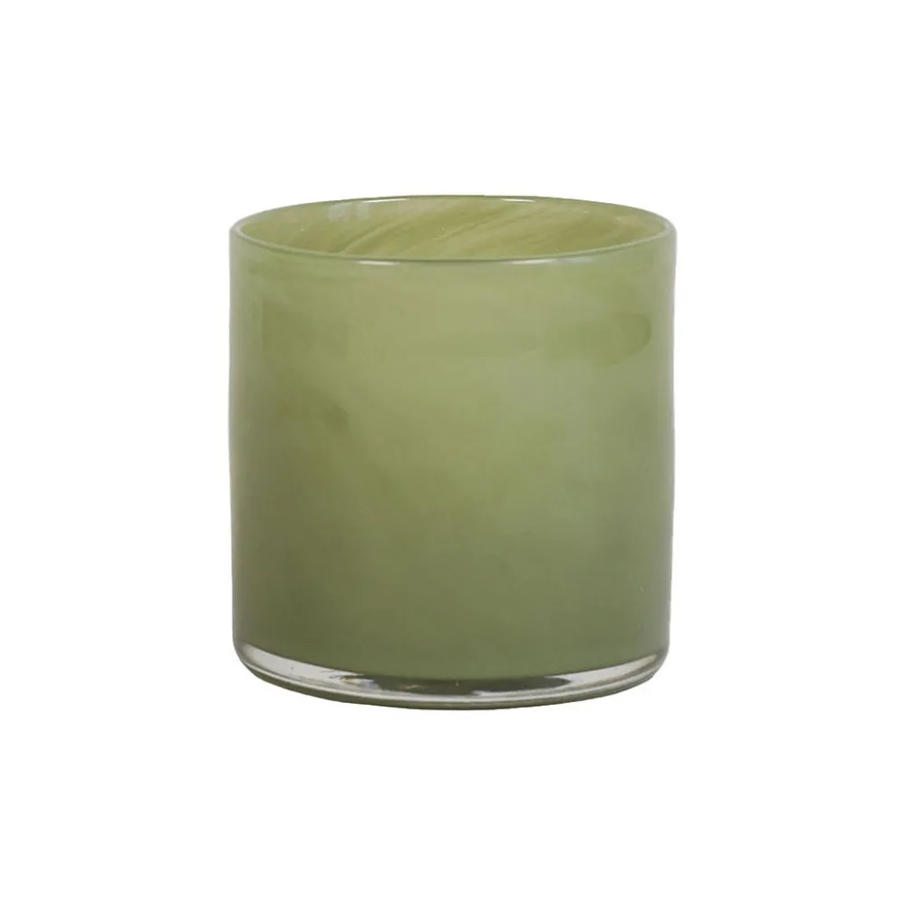 Tell Me More Lyric Candleholder Small Olive Green^ Andet Boligtilbehør|Lysestager