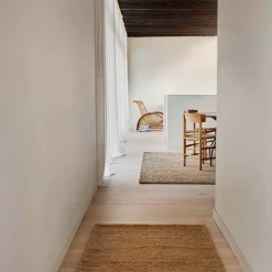 Tell Me More Mid Knot Hemp Rug Nature 200x300 cm^ Tæpper & Måtter