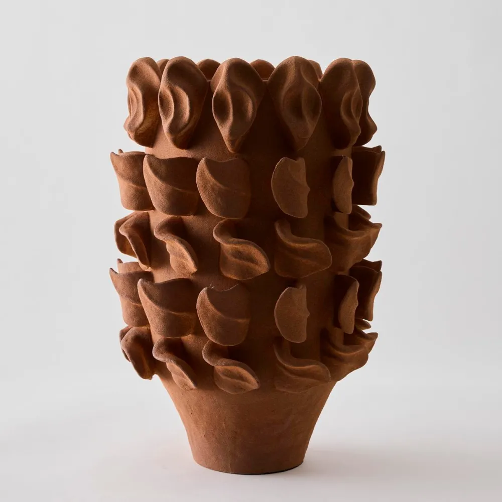 Tell Me More Terra Vase Brown Large^ Andet Boligtilbehør|Vaser