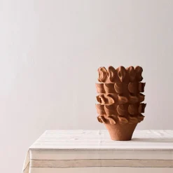 Tell Me More Terra Vase Brown Large^ Andet Boligtilbehør|Vaser