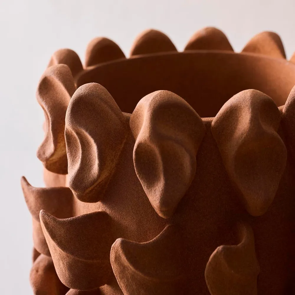 Tell Me More Terra Vase Brown Large^ Andet Boligtilbehør|Vaser