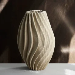Tell Me More Vento Vase Beige Small^ Andet Boligtilbehør|Vaser