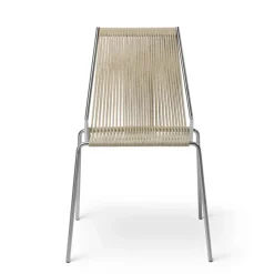 THORUP COPENHAGEN Noel Stol 202 Rustfrit Stål/Natur^ Køkken|Stole