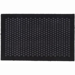 Tica Copenhagen Dot Smudsmåtte Sort/Grå 60x90 cm^ Tæpper & Måtter