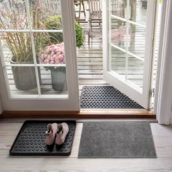 Tica Copenhagen Smudsmåtte Stålgrå 40x60 cm^ Tæpper & Måtter