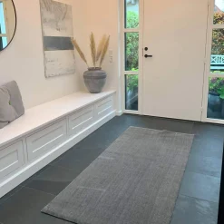 Tica Copenhagen Smudsmåtte Stålgrå 90x200 cm^ Entré|Tæpper & Måtter