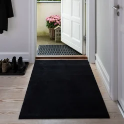 Tica Copenhagen Smudsmåtte Sort 90x130 cm^ Tæpper & Måtter