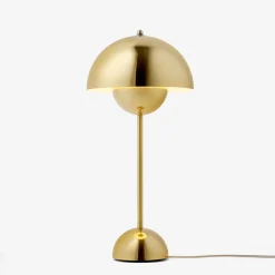 &Tradition Flowerpot Table Lamp VP3 Polished Brass^Børn Belysning|Bordlamper