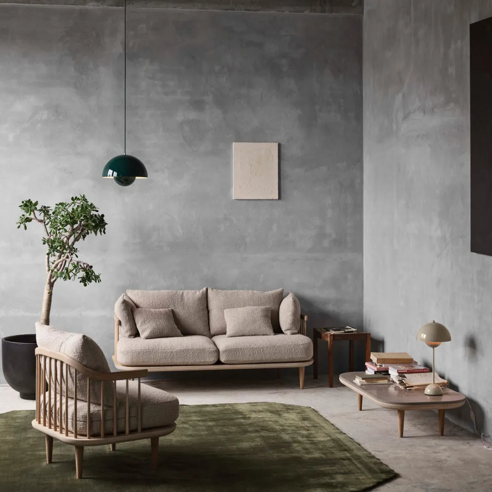 &Tradition Flowerpot Table Lamp VP3 Grey Beige^Børn Børneværelse|Belysning